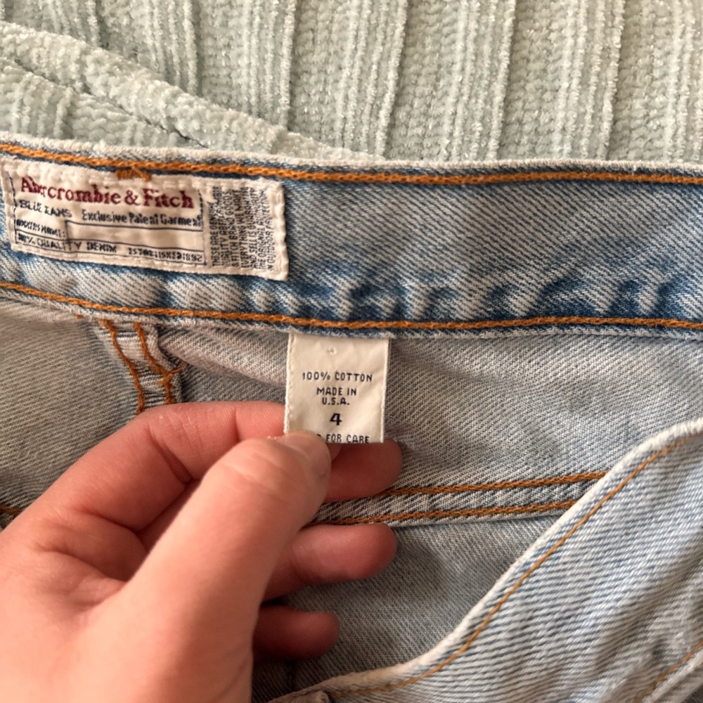 Abercrombie & Fitch Light Blue Women Jeans - Picture 10 of 10